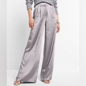 Express wide leg satin pants